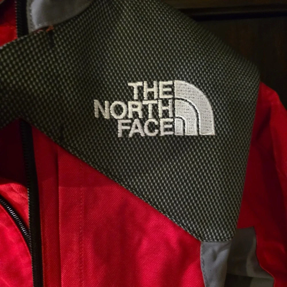 The North Face Steep Tech Jacket Red Grey‎ Technical Ski Coat Mens Medium NWT